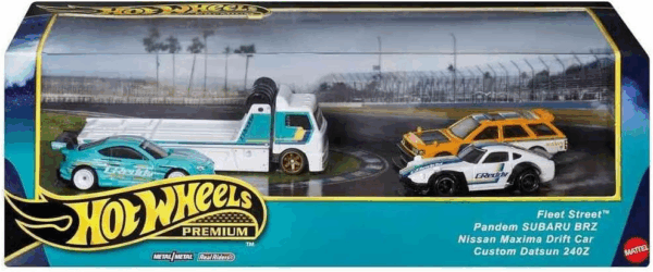 Hot Wheels Premium Pack 4 Vehiculos Mattel HRT53