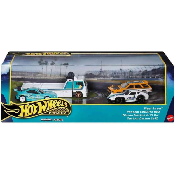 Hot Wheels Premium Pack 4 Vehiculos Mattel HRT53