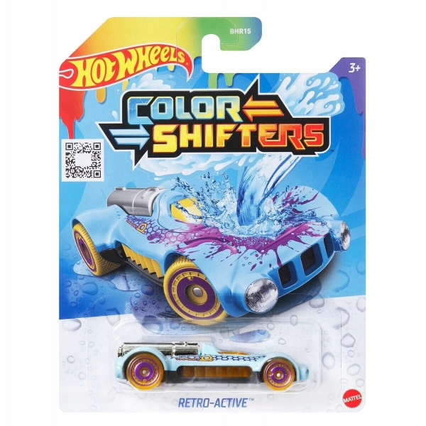 Hot Wheels Color Shifters Retro-Active Mattel HXH08