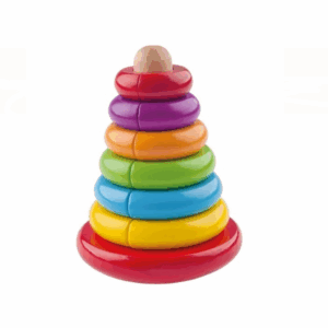 Piramide Apilable Magnetica en Madera Woody