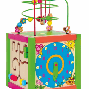 Cubo de Psicomotricidad con Multiples Actividades Woody