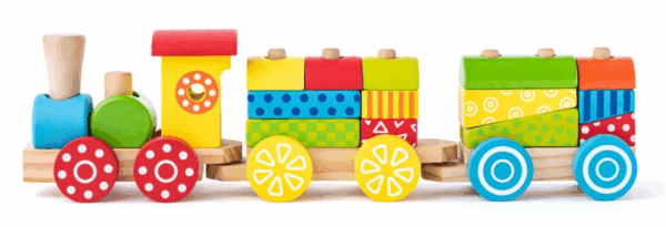 Tren de Bloques de Madera Woody