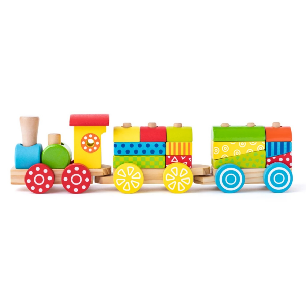Tren de Bloques de Madera Woody