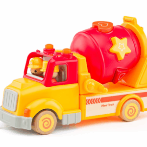 Camion Hormigoera con Piezas Encajables con Luz y Sonido en Madera Woody