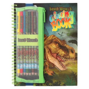 Dino World Libro de Colorear con Lapices de Colores Depesche