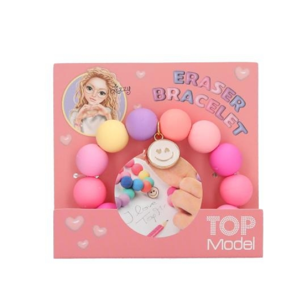 Top Model Pulsera Goma de Borrar Salmon Depesche