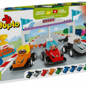 Lego 10445 Coches de Carreras y Pilotos de Formula 1 Lego Duplo