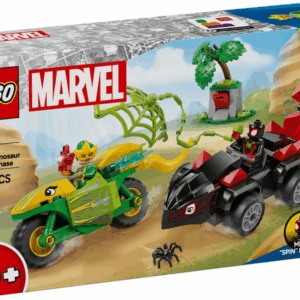 Lego 11198 Spin y Electro Duelo de Vehiculos Dinosaurios Lego Marvel