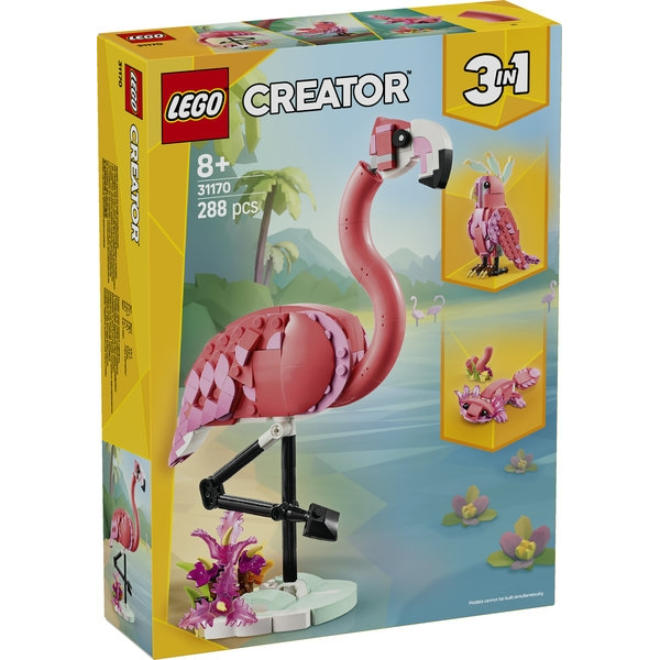 Lego 31170 Fauna Salvaje Flamenco Rosa Lego Creator