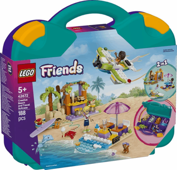 Lego 42672 Playa Creativa y Maleta de Verano Lego Friends