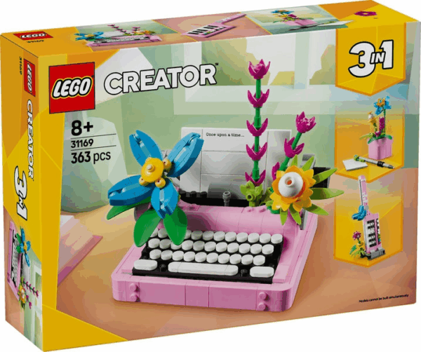 Lego 31169 Maquina de Escribir con Flores Lego Creator