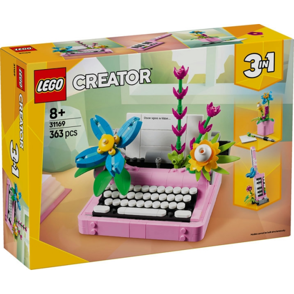Lego 31169 Maquina de Escribir con Flores Lego Creator