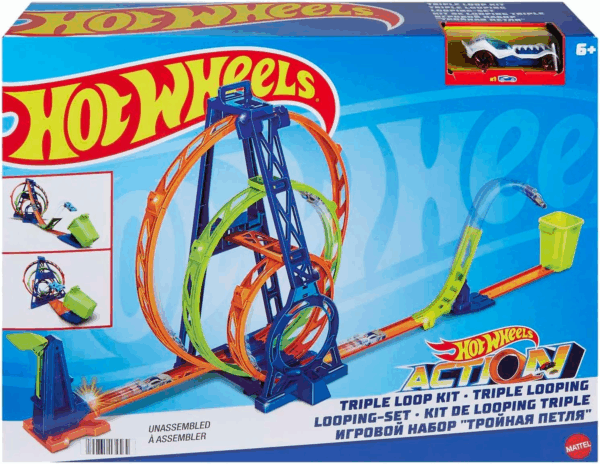 Hot Wheels Triple Triple Looping Mattel HMX38