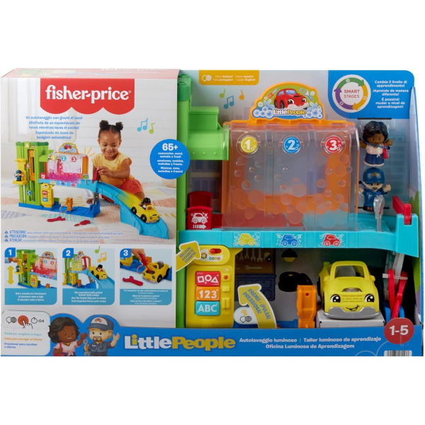 Littel People Garaje Aprendizaje Fisher Price Mattel HRB34