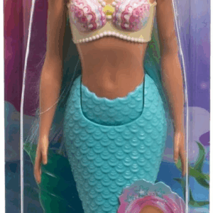 Barbie Sirena Cola Turquesa Mattel HRR03