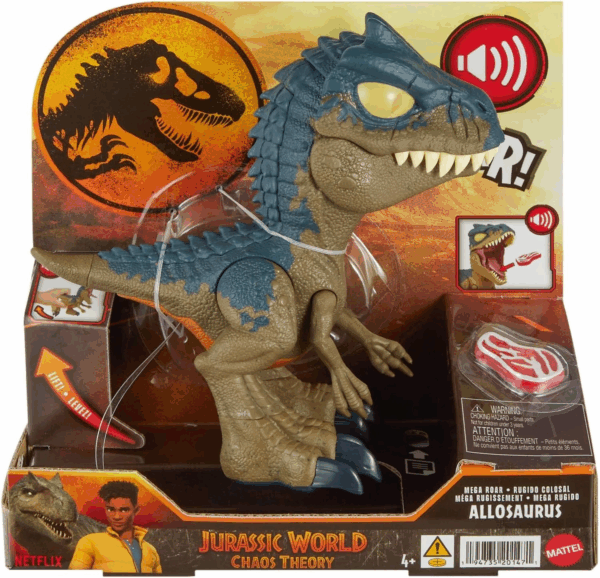 Jurassic World Allosaurus Mega Rugido Mattel HVB45