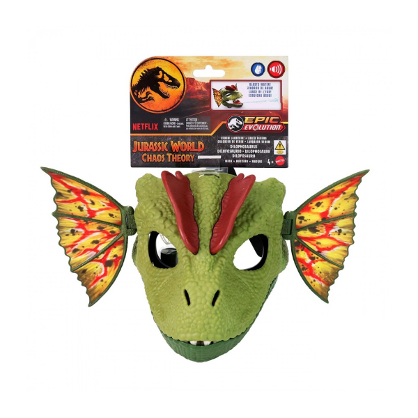 Jurassic World Mascara Dilofosaurio Mattel HXF55