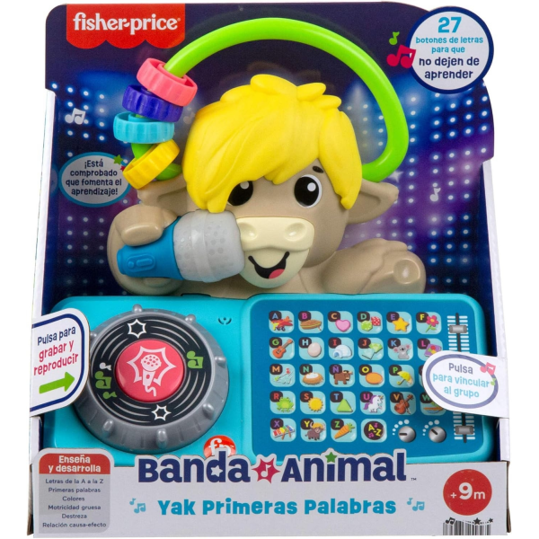 Banda Animal Yak Primeras Palabras Fiser Price Mattel HYK92