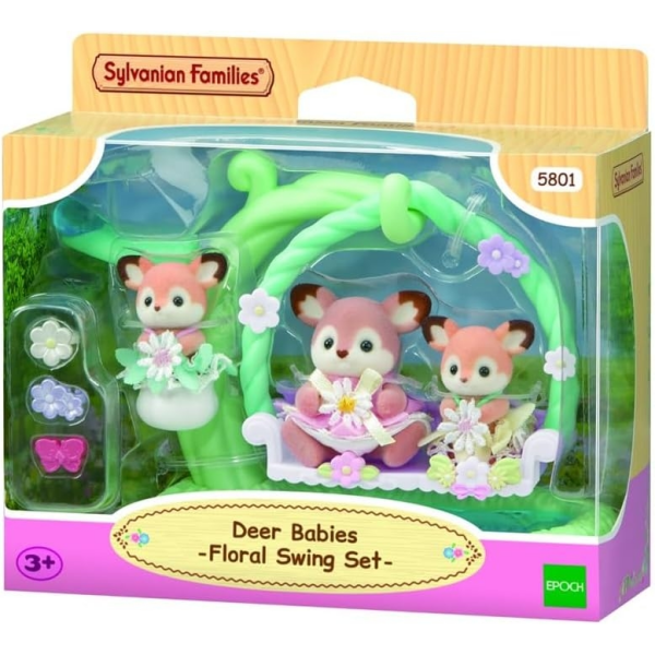 Columpio de Flores para Bebe Ciervo Sylvanian Famila 5801