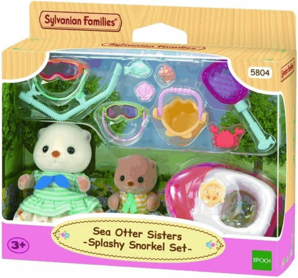 Set Hermanas Nutrias Marinas Sylvanian Famila 5804