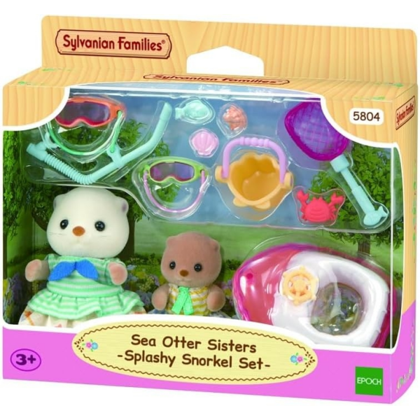 Set Hermanas Nutrias Marinas Sylvanian Famila 5804