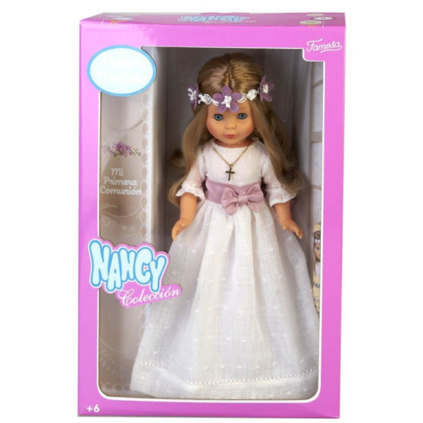 Nancy Comunión corona rubia Famosa NAL0100