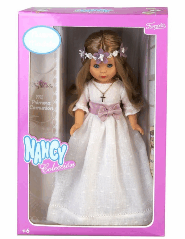 Nancy Comunión corona rubia Famosa NAL0100