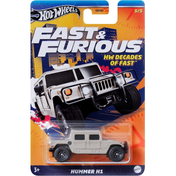 Hot Wheels Fast Furious 5/5 Hummer H1 Mattel HRW45