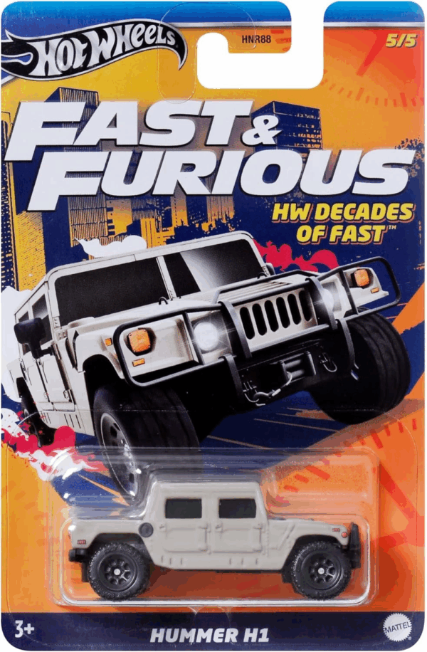 Hot Wheels Fast Furious 5/5 Hummer H1 Mattel HRW45