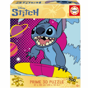 Stitch 3D Puzzle Lenticular 500 Educa 20272