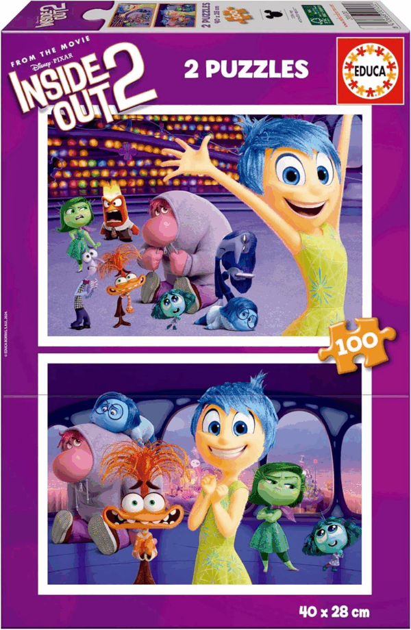 Puzzle 2x100 Inside Out 2 Educa 20100