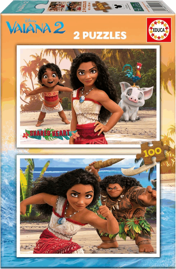 Puzzle 100x2 Vaiana 2 Educa 20103