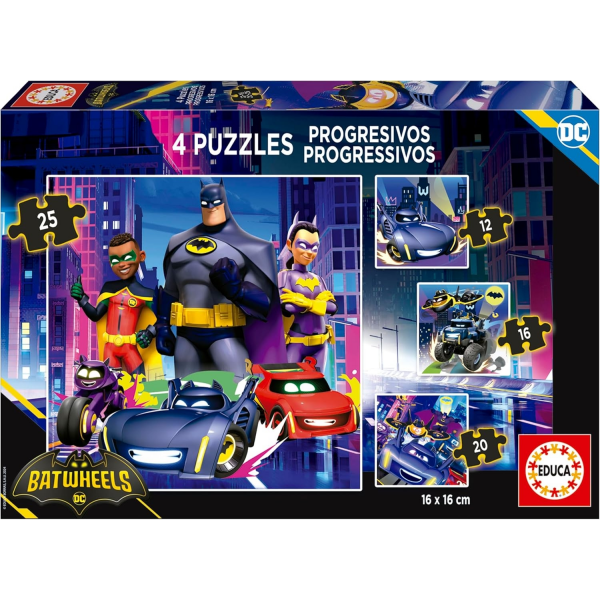 Puzzle Progresivo Batwheels Educa 20105