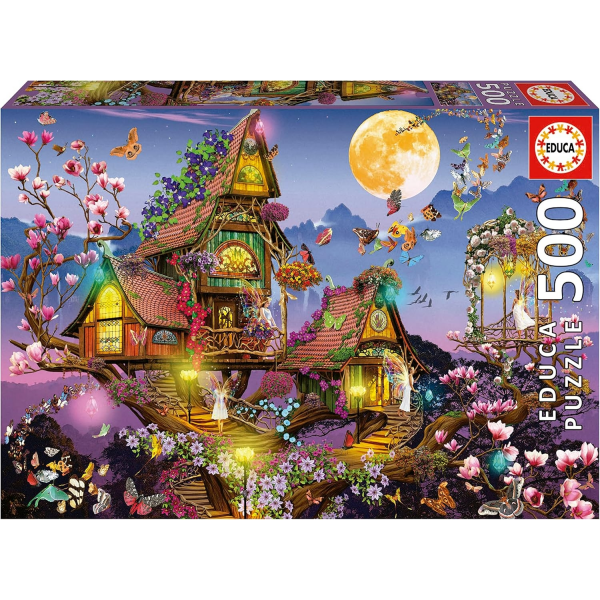 Puzzle 500 Casa de las Hadas Educa 19554
