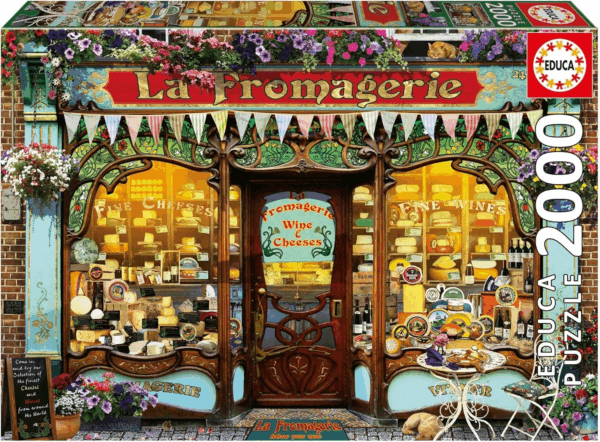 Puzzle 2000 Tienda de Quesos Finos Educa 20264