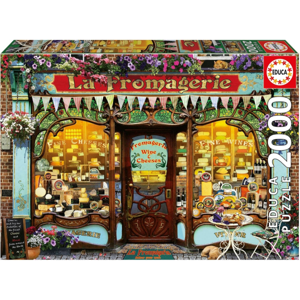 Puzzle 2000 Tienda de Quesos Finos Educa 20264