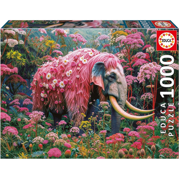 Puzzle 1000 Elefante Floral Educa 20229