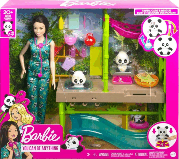 Barbie Rescate de Pandas Mattel HKT77