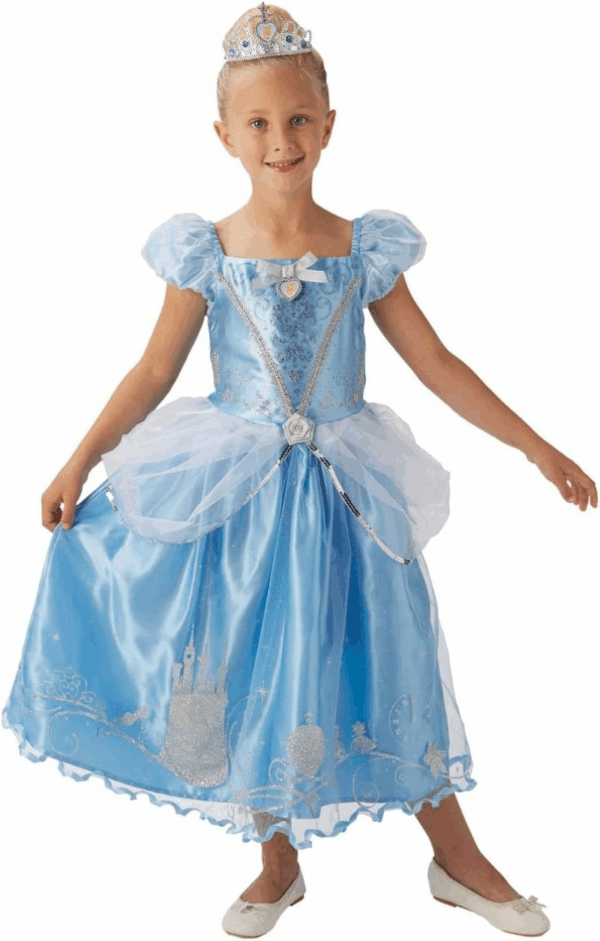 Disfraz Cenicienta Talla L para niñas 7-8 años Rubies
