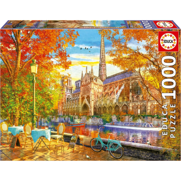 Puzzle 1000 Otoño en Notre Dame Educa 19936