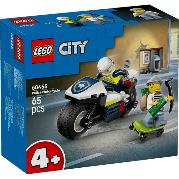Lego 60455 Persecucion en Moto de Policia Lego City
