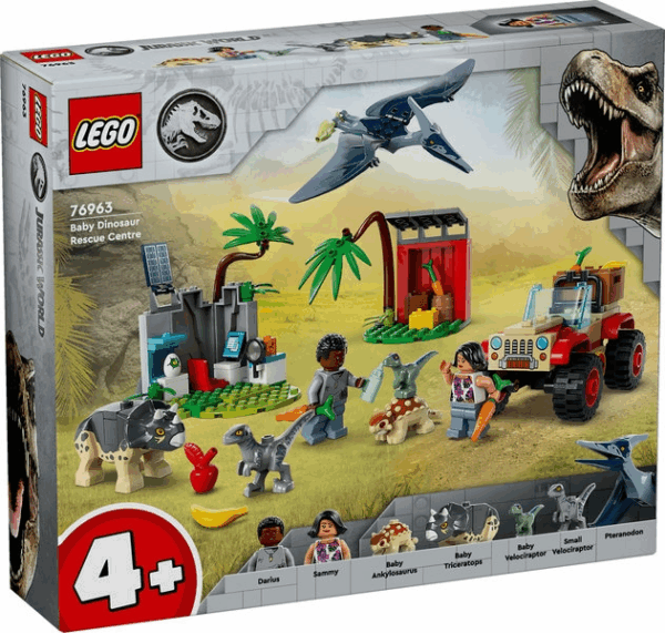 Lego 76963 Centro de Rescate de Crías de Dinosaurio Lego Jurassic World