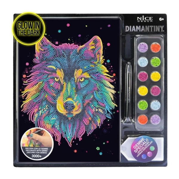 Diamantiny Crea con Diamantes Wild Lobo Nice 96027