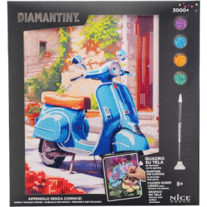 Diamantiny Cuadro Vespa Azul Nice 96564