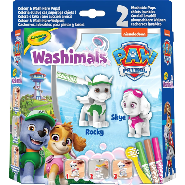 Washimals Paw Patrol Rocky Skye Crayola