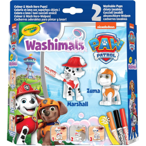 Washimals Paw Patrol Marshall Zuma Crayola