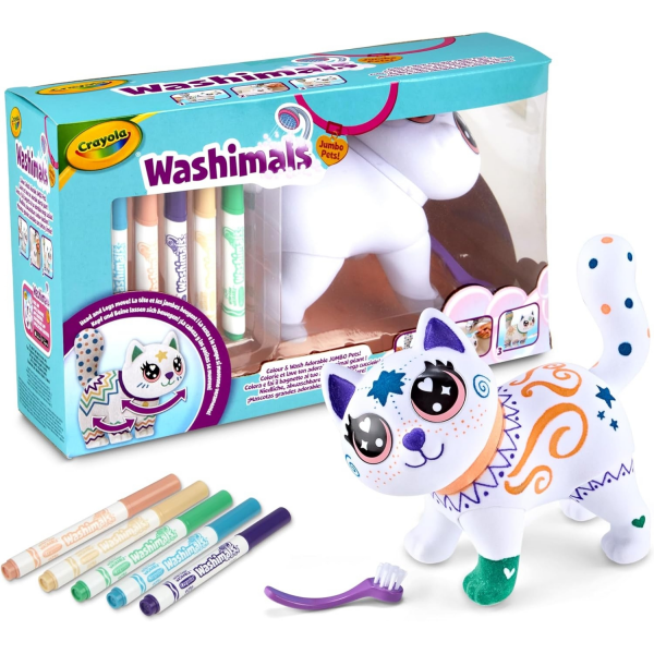Washimals Jumbo Pets La Gran Jenny 15cm Articulada Crayola