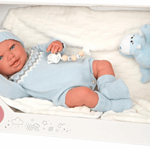 Reborn Arias 45 cm Ibai c/manta y peluche Arias 98153
