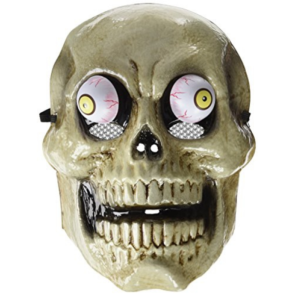 Mascara skull con ojos moviles halloween rubies