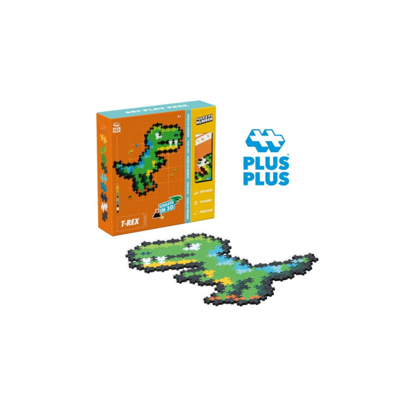 Plus Plus Puzzle por Numeros T-Rex Ludilo